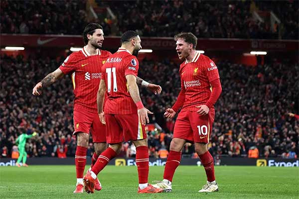 ลิเวอร์พูล เปิดบ้านอัดนิวคาสเซิ่ล 2-0 จ่อแชมป์พรีเมียร์ลีก
