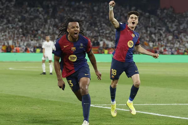 ทีมบาร์เซโลน่า โชว์ฟอร์มสุดระทึก เอาชนะ เรอัล มาดริด 3-2