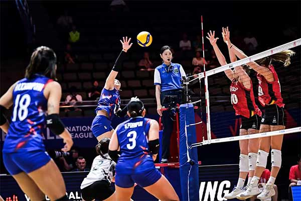 ทีมวอลเลย์บอลหญิง ทีมชาติไทยประเดิมสนามพ่ายต่อ เบลเยียม 1-3 เซต